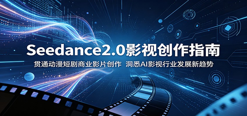 Seedance2.0影视创作指南:贯通动漫短剧商业影片创作,洞悉AI影视行业发展新趋势-智富思维学堂