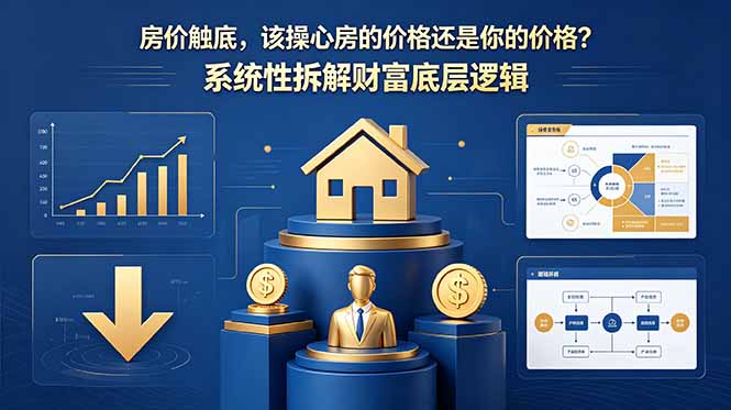 付费文章:房价触底,该操心房的价格还是你的价格?系统性拆解财富底层逻辑-智富思维学堂