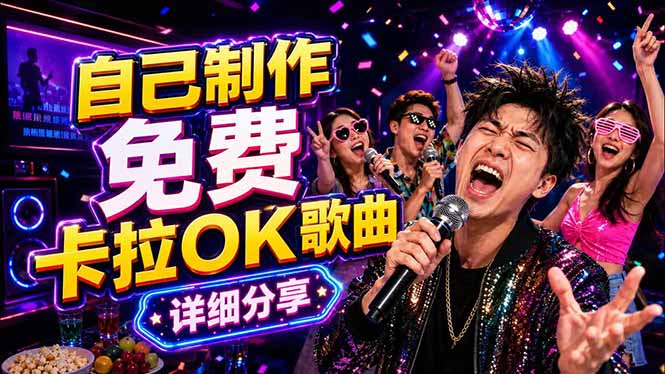 免费卡拉OK歌曲制作全攻略：音轨分离字幕制作，零基础快速做出专业K歌视频-智富思维学堂