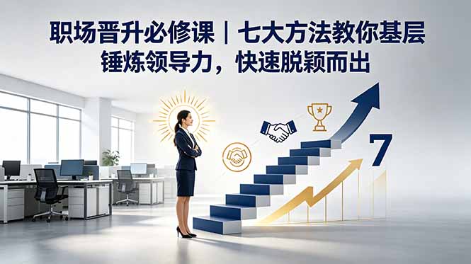 付费文章：职场晋升必修课｜七大方法教你基层锤炼领导力，快速脱颖而出-智富思维学堂