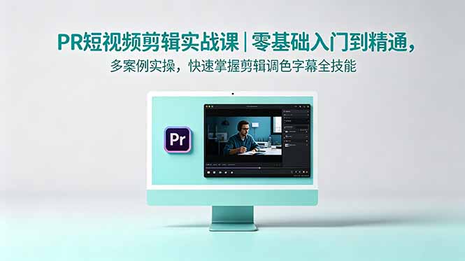 PR短视频剪辑实战课｜零基础入门到精通，多案例实操，快速掌握剪辑调色字幕全技能-智富思维学堂