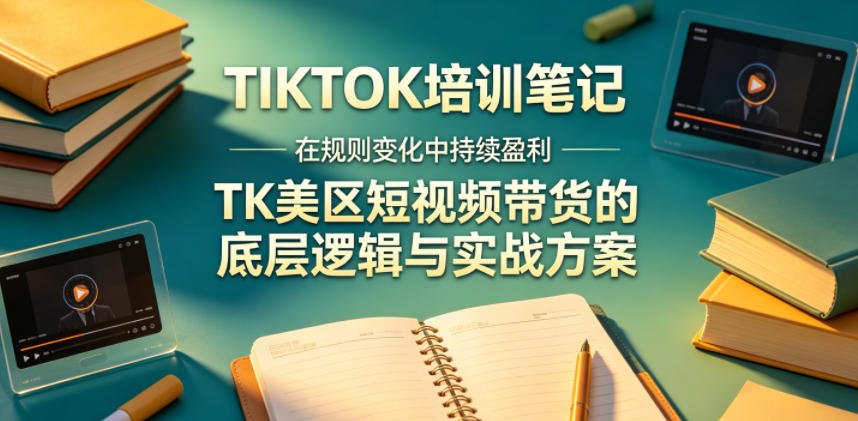 视界跨境TIKTOK4月17培训笔记,在规则变化中持续盈利,TK美区短视频带货的底层逻辑与实战方案【文档】-智富思维学堂