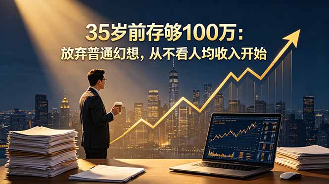 35岁前存够100万:放弃普通幻想,从不看人均收入开始-智富思维学堂
