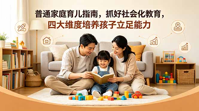 付费文章:普通家庭育儿指南,抓好社会化教育,四大维度培养孩子立足能力-智富思维学堂