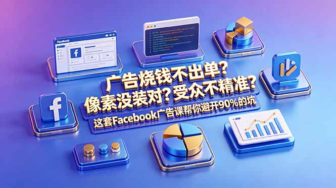 广告烧钱不出单?像素没装对?受众不精准?这套Facebook广告课帮你避开90%的坑-原创双语字幕-智富思维学堂