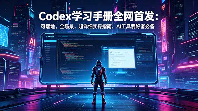 Codex学习手册全网首发：可落地，全场景，超详细实操指南，AI工具爱好者必备-智富思维学堂