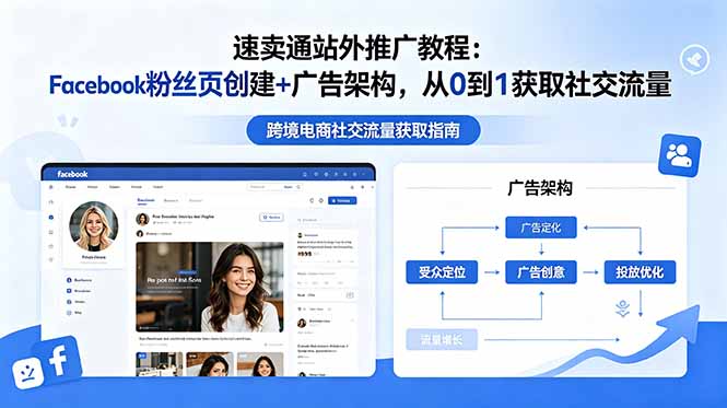 速卖通站外推广教程：Facebook粉丝页创建+广告架构，从0到1获取社交流量-智富思维学堂