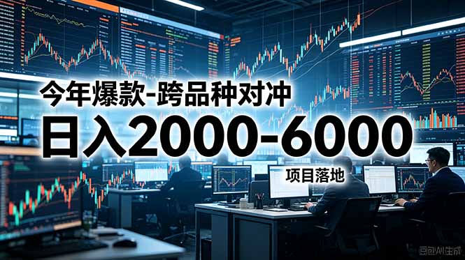 今年爆款-跨品种对冲日入2000-6000，项目落地！-智富思维学堂