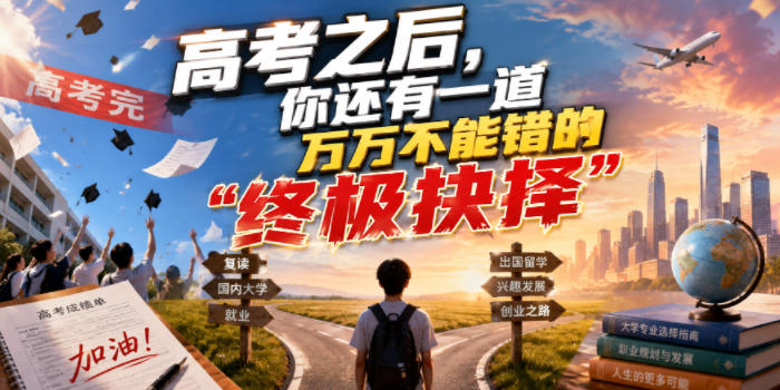 付费文章:高考之后,你还有一道万万不能错的“终极抉择”-智富思维学堂