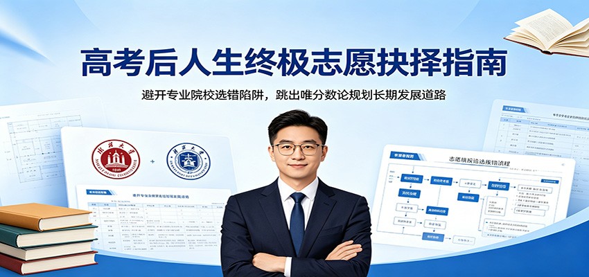 高考后人生终极志愿抉择指南：避开专业院校选错陷阱，跳出唯分数论规划长期发展道路-智富思维学堂