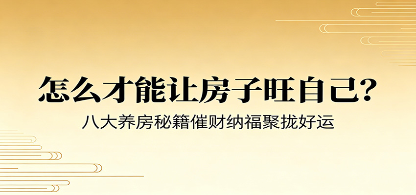 付费文章《怎么才能让房子旺自己？》八大养房秘籍催财纳福聚拢好运-智富思维学堂