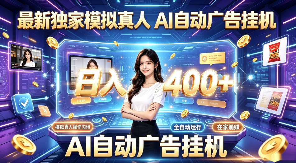 最新独家模拟真人，AI自动挂号挂G，日入400+，全程全自动运行，无需人工【揭秘】-智富思维学堂