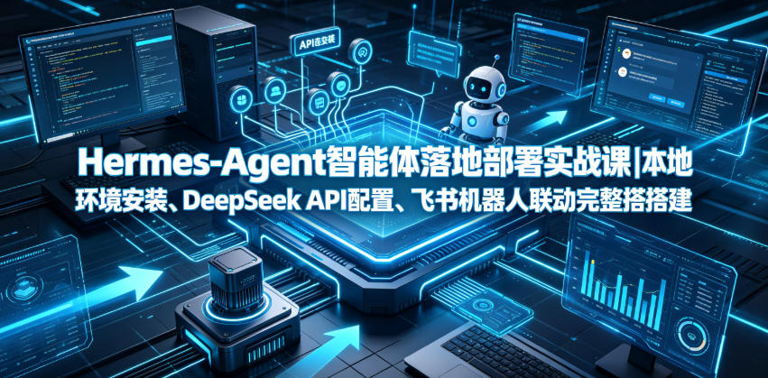 Hermes-Agent智能体落地部署实战课|本地环境安装、DeepSeek API配置、飞书机器人联动完整搭建教程-智富思维学堂