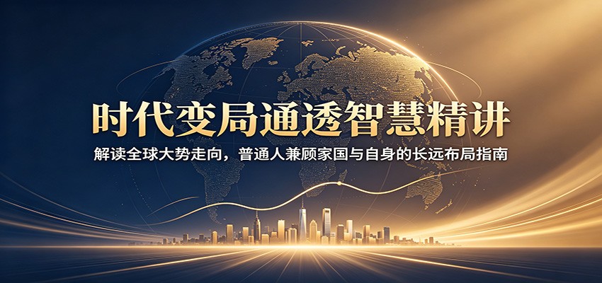 时代变局通透智慧精讲：解读全球大势走向，普通人兼顾家国与自身的长远布局指南-智富思维学堂