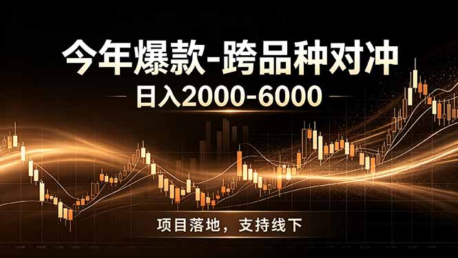 全新跨品种对冲模式上线!日稳定盈利 2000-6000,合规长久可批量放大-智富思维学堂