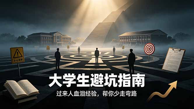 付费文章：大学生避坑指南 ，过来人血泪经验，帮你少走弯路-智富思维学堂