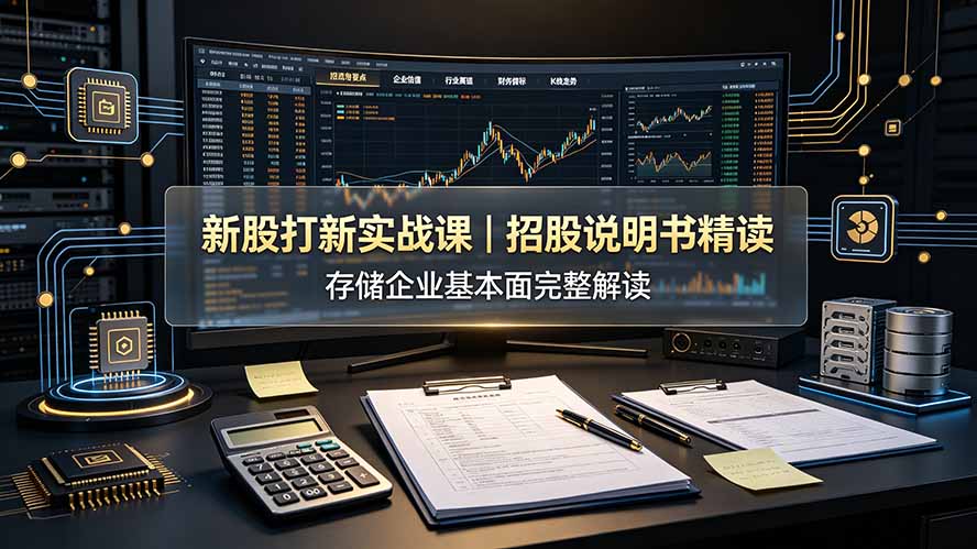 付费文章:新股打新实战课|招股说明书精读,存储企业基本面完整解读-智富思维学堂