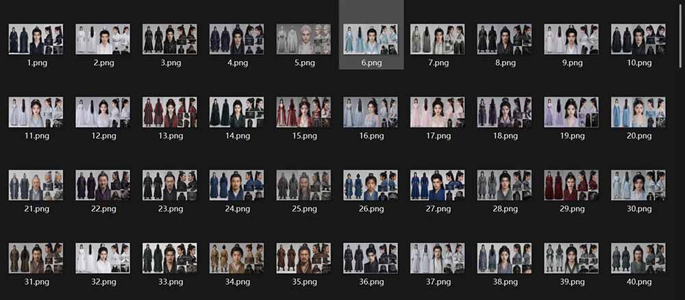 图片[3]-200个仙侠玄幻仿真人素材◆10男主×10女主×180配角，4K资料卡+AI生图提示词，漫剧必备-智富思维学堂