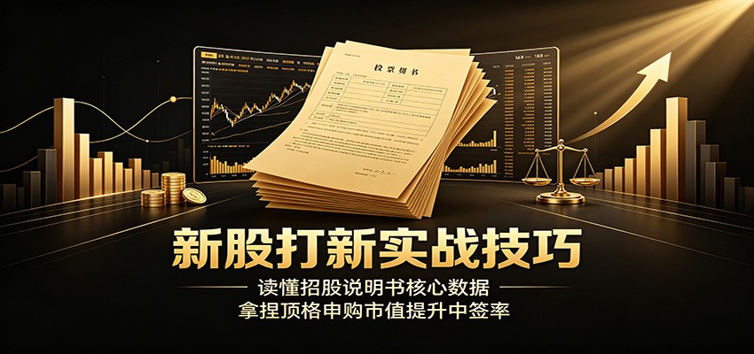 新股打新实战技巧:读懂招股说明书核心数据,拿捏顶格申购市值提升中签率-智富思维学堂