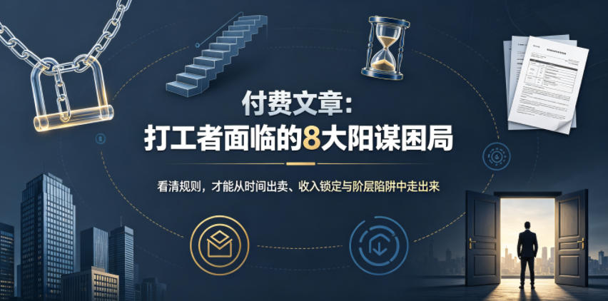 付费文章:打工者面临的8大阳谋困局-智富思维学堂