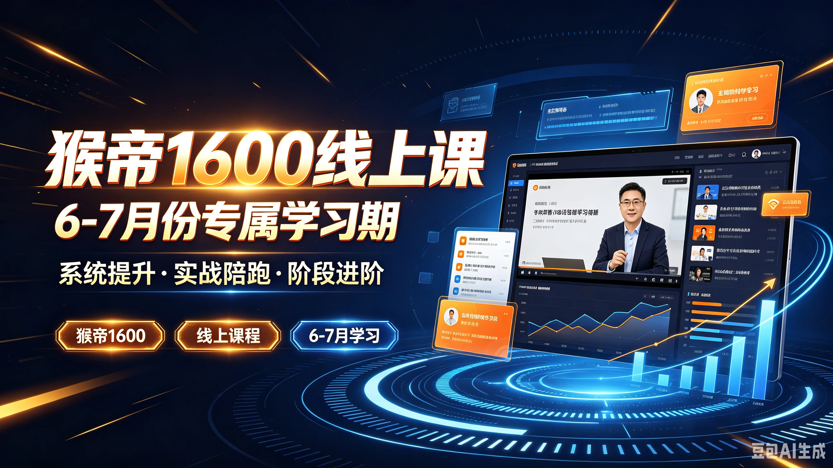 【精】猴帝1600线上课6-7月份专属学习期,系统提升·实战陪跑·阶段进阶,猴帝1600、线上课程、6-7月学习-智富思维学堂