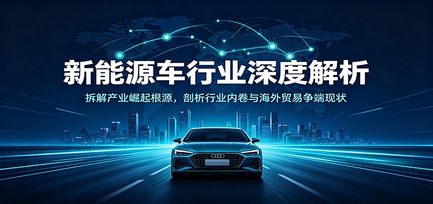 新能源车行业深度解析：拆解产业崛起根源，剖析行业内卷与海外贸易争端现状-智富思维学堂