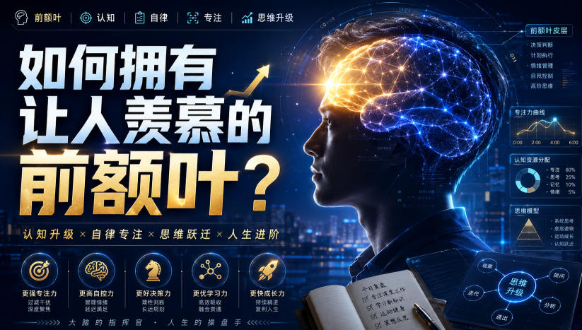 付费文:如何拥有让人羡慕的前额叶?-智富思维学堂