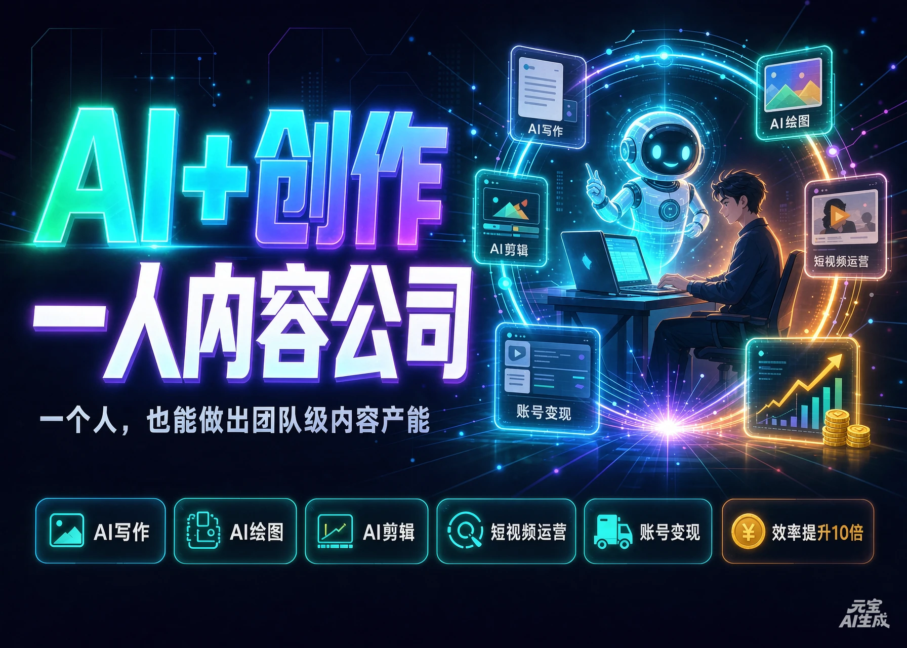 【精】AI创作一人内容公司30天实战训练营,让Codex Agent自动参与内容创作持续做出更像你、更有竞争力的内容-智富思维学堂