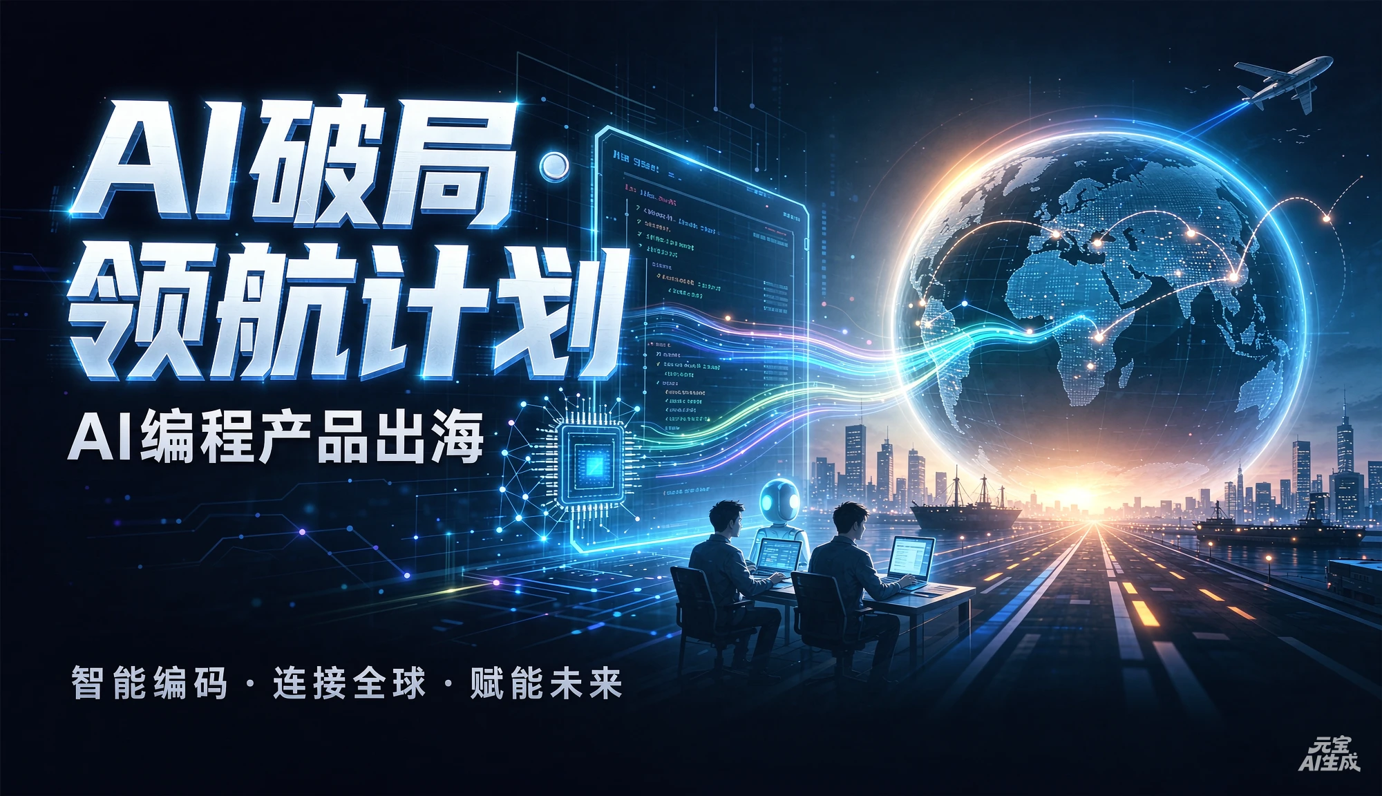 【精】AI破局·领航计划- AI编程产品出海,从技术到全球增长-智富思维学堂