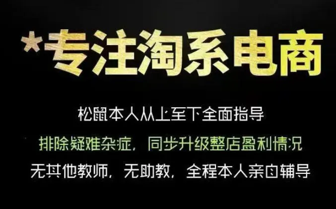 松鼠会电商VIP课程,从基础布局到高阶优化,助你掌握淘宝运营逻辑,提升店铺流量与转化(更新0815)-智富思维学堂