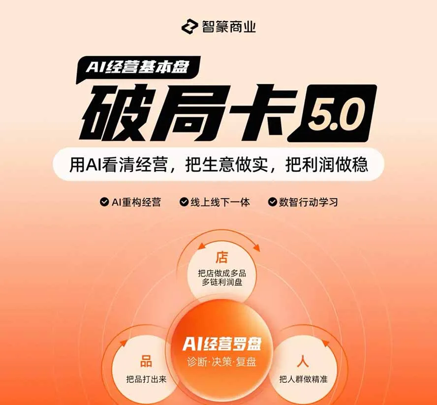 图片[3]-淘宝天猫2026破局卡5.0：AI重构经营+线上线下一体化，用数据看清生意并搭建稳定利润基本盘-智富思维学堂