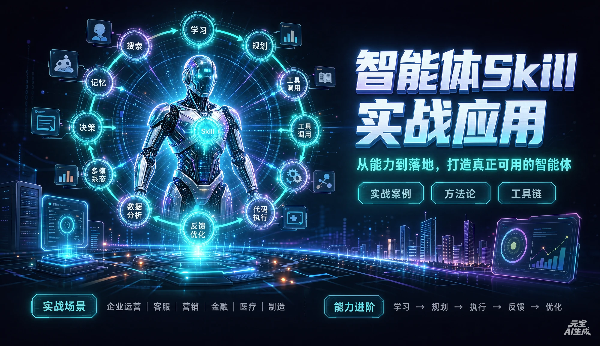 【精】智能体skill实战应用,从能力到落地,打造真正可用的智能体 【精】智能体skill实战应用,从能力到落地,打造真正可用的智能体