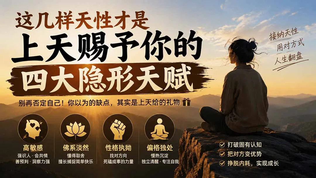 付费文章：这几样天性才是上天赐予你的四大隐形天赋-智富思维学堂