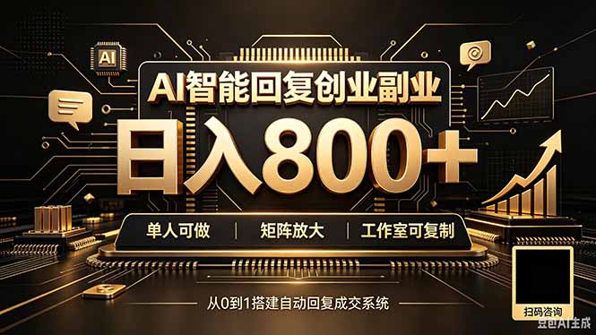 全自动AI挂机创业｜个人副业→工作室全链路扶持-智富思维学堂