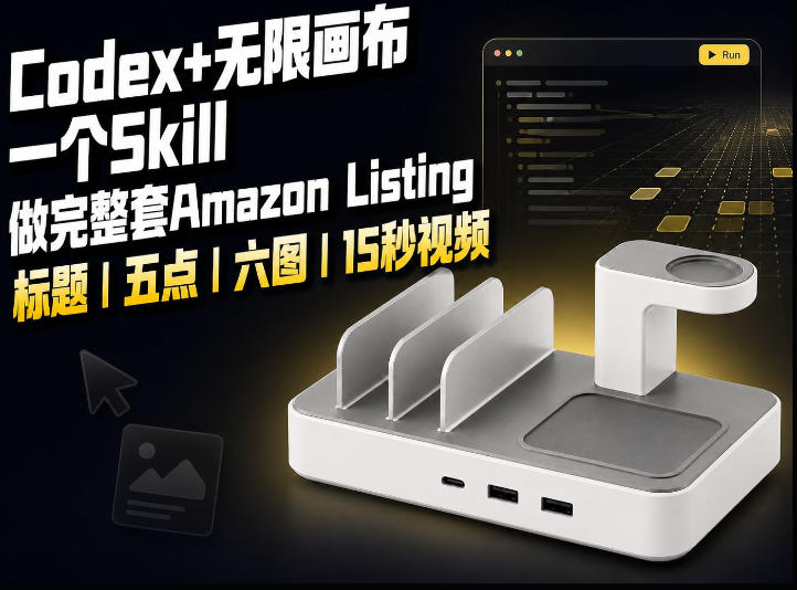 我用一个Codex Skill做完Amazon Listing:标题、五点、六图和视频全流程-智富思维学堂