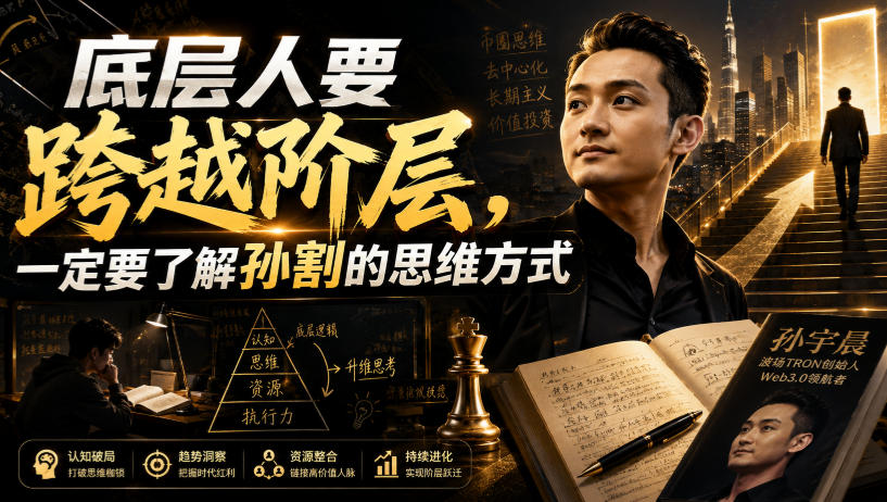 付费文章:底层人要跨越阶层,一定要了解孙割的思维方式-智富思维学堂
