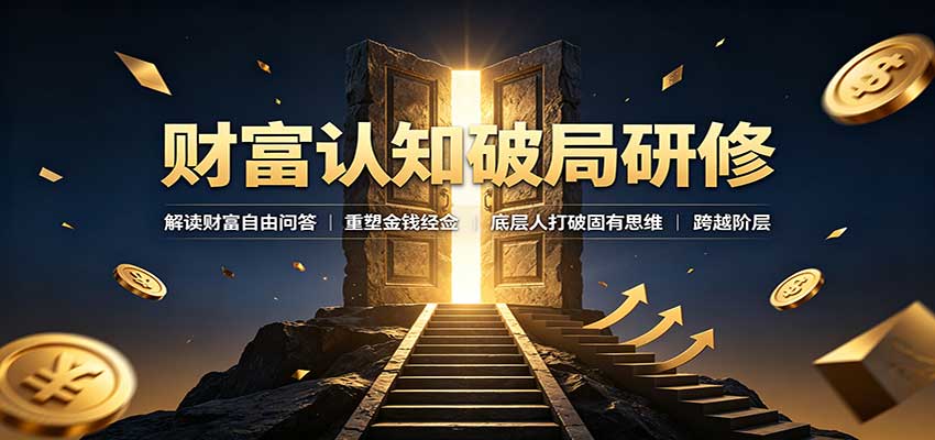 财富认知破局研修：解读-智富思维学堂