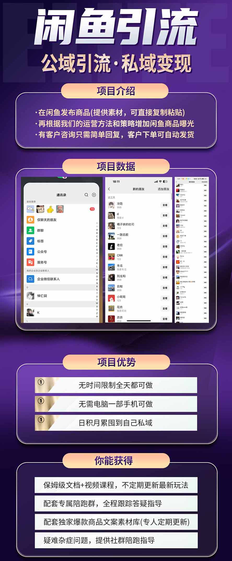 图片[3]-闲鱼公域引流私域变现实战课：一部手机从零学习养号、选品、商品发布、每日运营与客户承接完整方法-智富思维学堂
