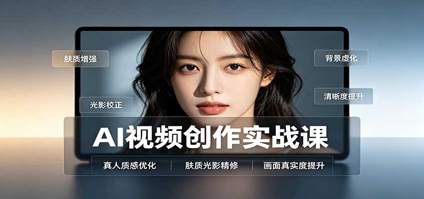 AI视频创作实战课：人物面部情绪调试，真人质感优化，提示词模板与变现方向-智富思维学堂