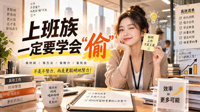 某社群精选付费文:上班族一定要学会“偷“-智富思维学堂