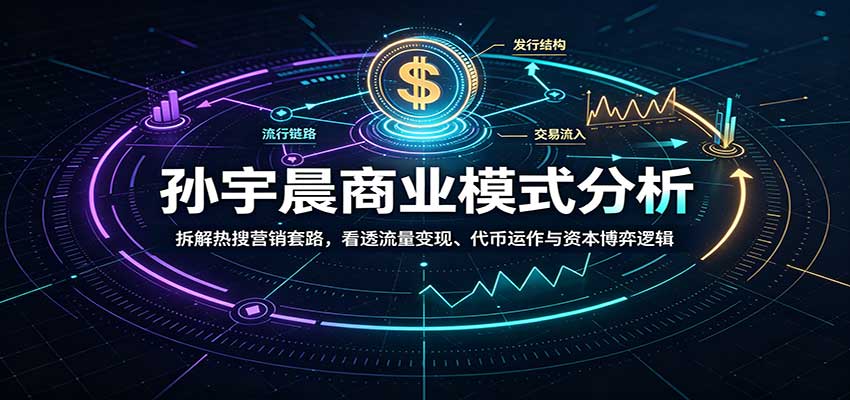 孙宇晨商业模式分析：拆解热搜营销套路，看透流量变现、代币运作与资本博弈逻辑-智富思维学堂