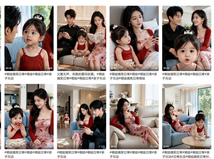 图片[3]-1小时学会AI亲子搞笑短剧制作：爆款账号拆解+剧情脚本+人物互动+拍摄剪辑，跑通涨粉带货完整链路-智富思维学堂