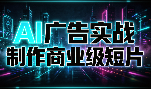 AI广告实战制作商业级短片-智富思维学堂