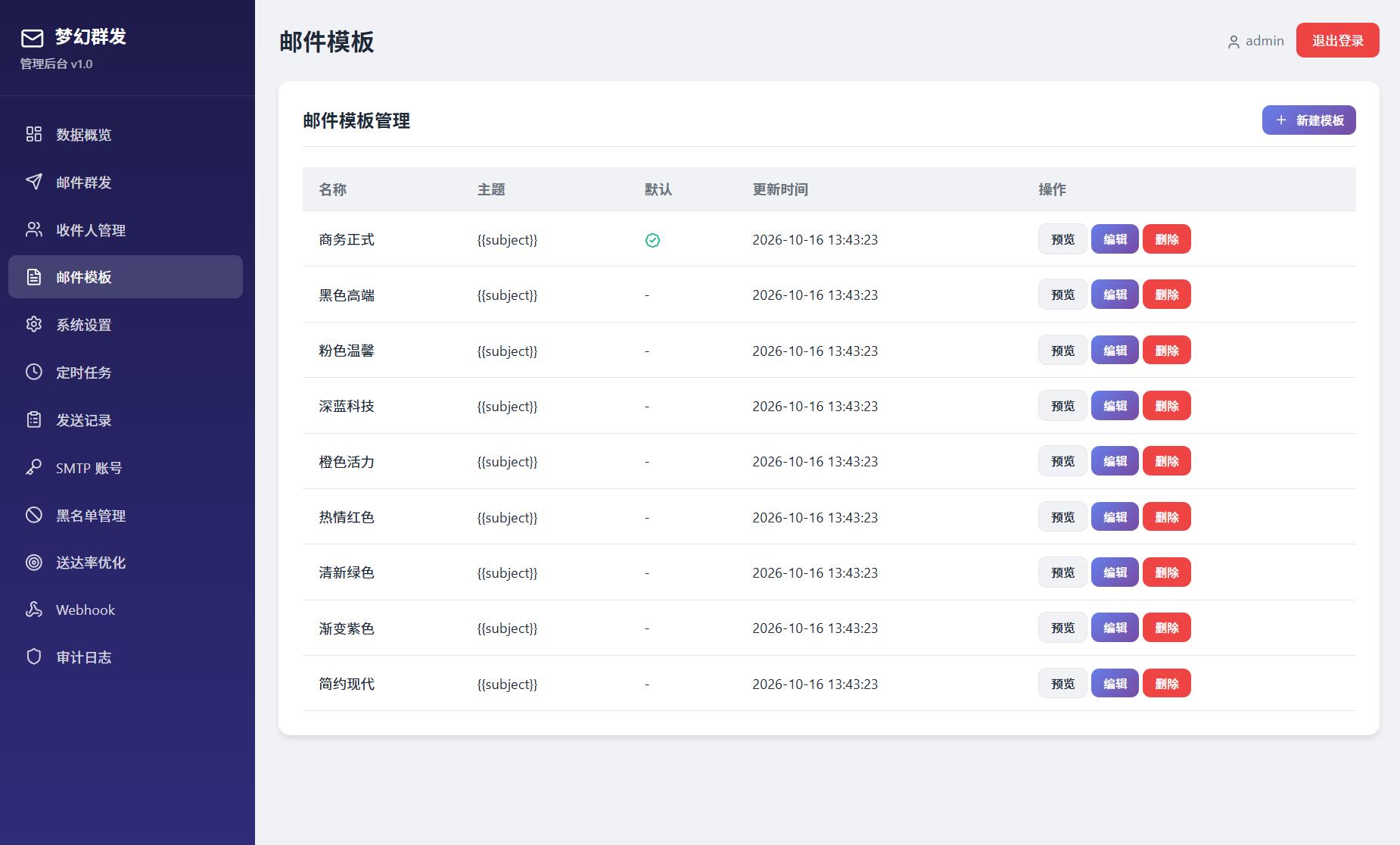 图片[3]-最新梦幻邮件群发系统1.0定时邮件-智富思维学堂