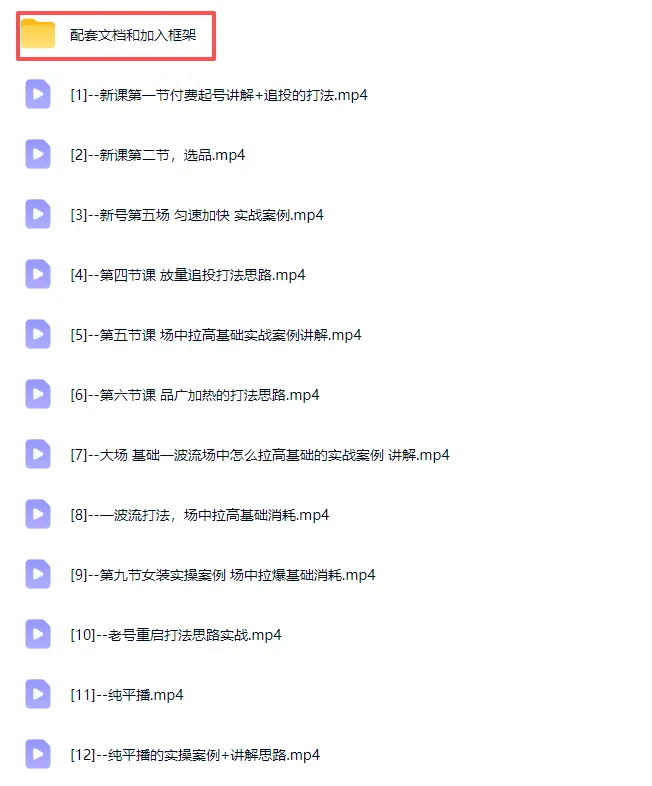 图片[3]-2026下半年抖音付费起号进阶课-更新1019：主打场中拉高基础消耗，结合追投品广跑通冷启到成交全流程-智富思维学堂