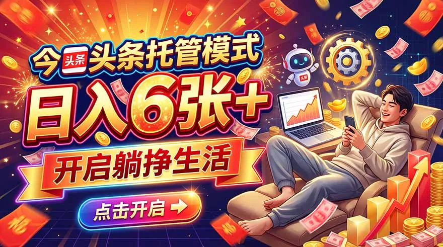 图片[2]-今日头条AI托管模式，每天5分钟，最高月入5000+，操作超简单，零门槛-智富思维学堂