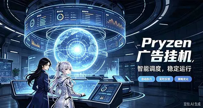 Pryzen广告全自动挂机给自己一个交代,门槛低,零基础小白也可以快速上手-智富思维学堂