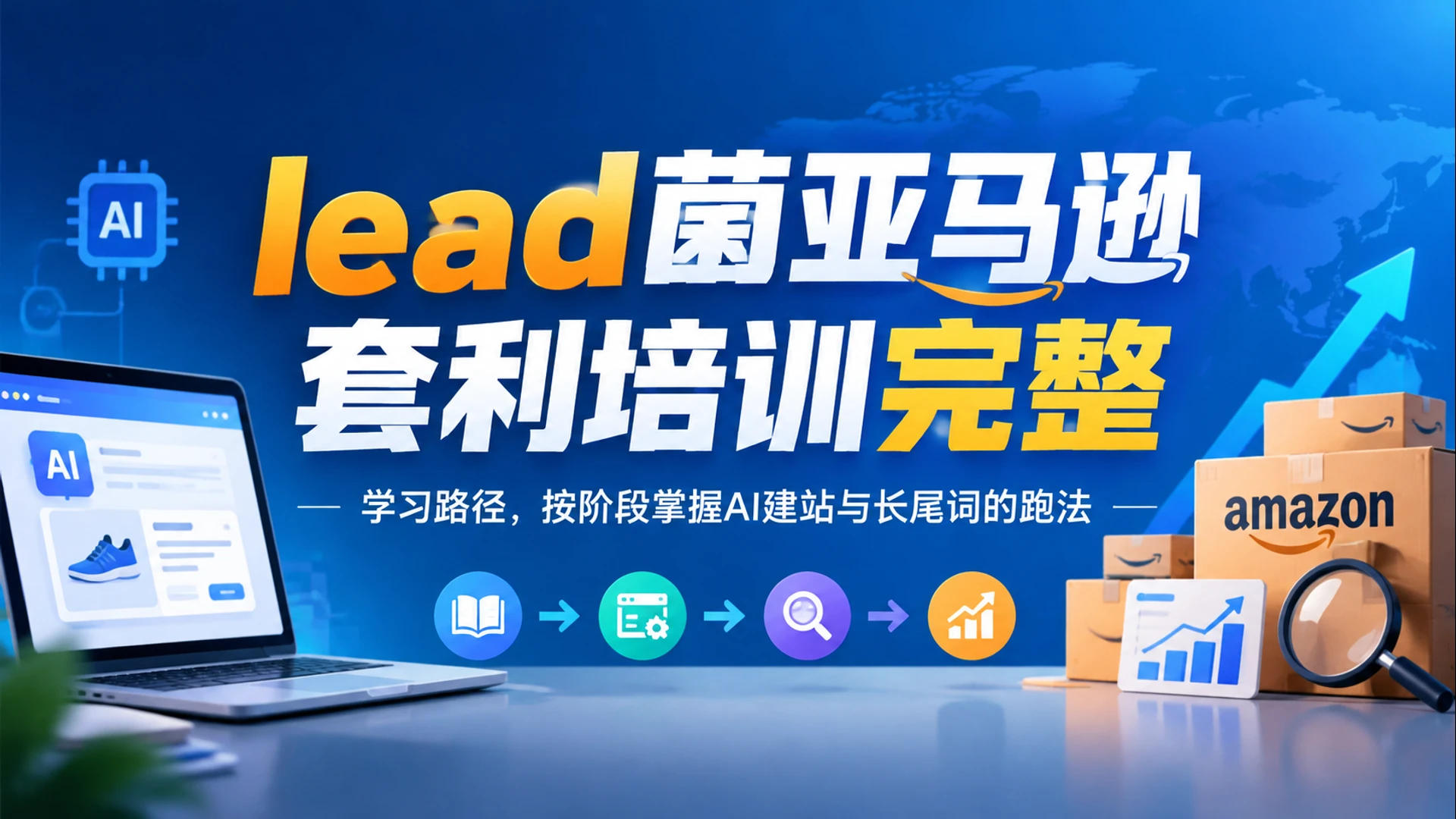 【精】lead菌亚马逊套利培训完整学习路径,按阶段掌握AI建站与长尾词的跑法-副业吧 【精】lead菌亚马逊套利培训完整学习路径,按阶段掌握AI建站与长尾词的跑法-副业吧