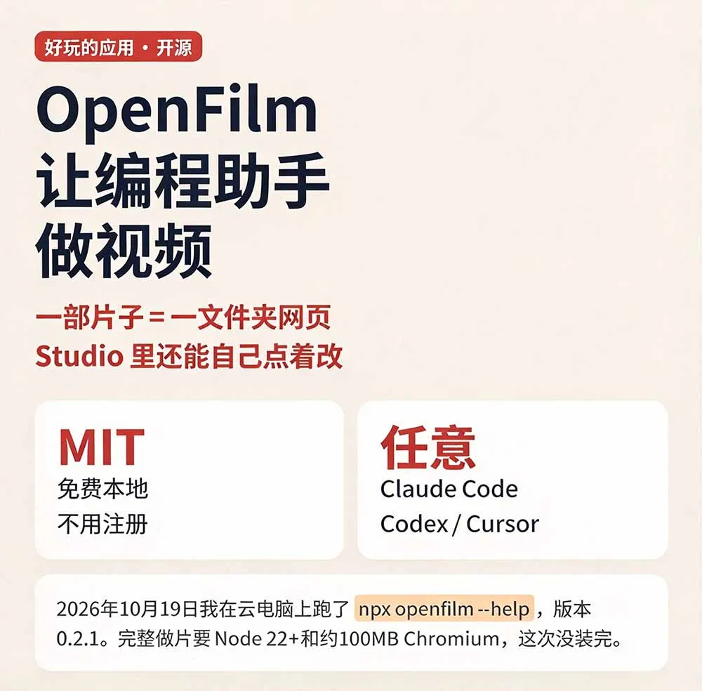 图片[3]-我跪下来了！不会剪辑也能做短视频宣传片？ AI 一键把素材变成完整视频，真是神奇，OpenFilm 超省事-智富思维学堂