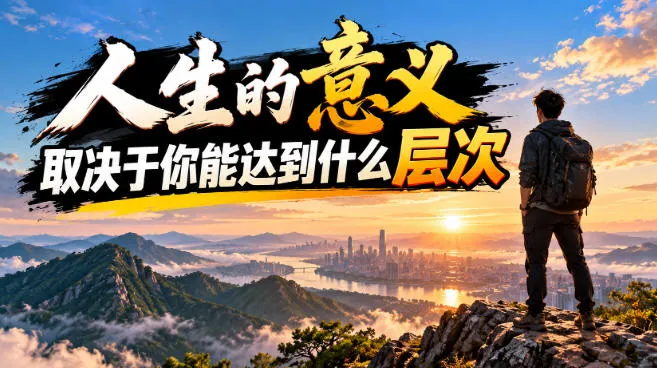 某公众号付费文章：人生的意义，取决于你能达到什么层次-智富思维学堂